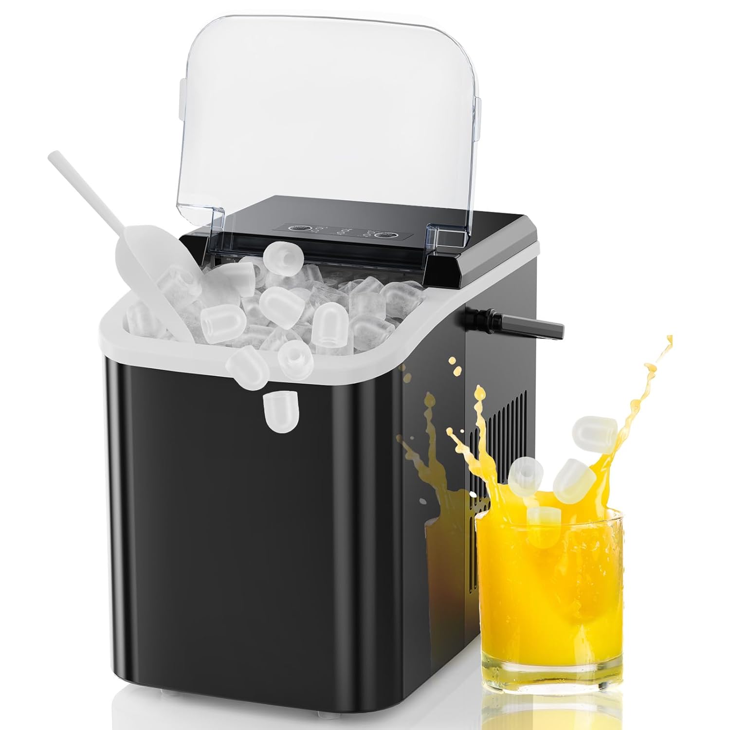 NEWBULIG Ice Makers Countertop with Handle