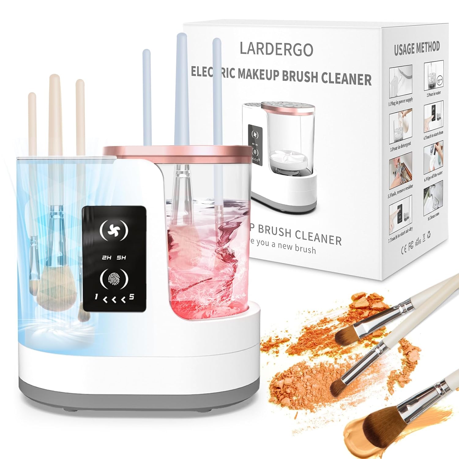 LARDERGO Makeup Brush Cleaner
